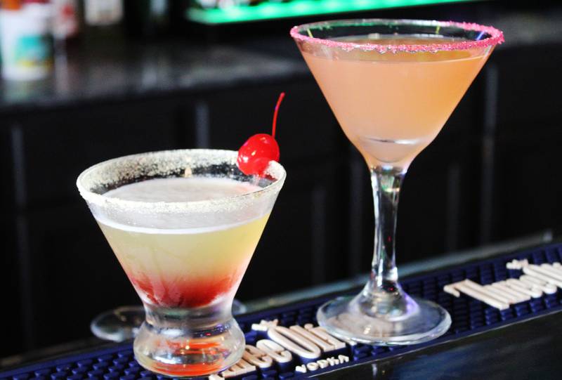 Mike and Kim Kilday own Bartini's in downtown Rock Falls, a bar that specializes in decorative and flavorful martinis, and also serves beer, cocktails, bourbon and special shot drinks.