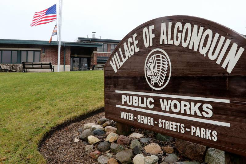 The Algonquin Public Works Department facility is located at 110 Meyer Drive in Algonquin.