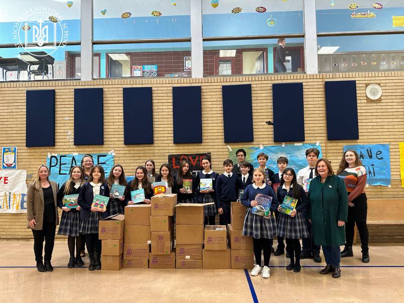 Rotary Club members who were gathered for the 2022-2023 District Conference, together donated $10,000 worth of new books in a one-day fundraising event for the two schools.