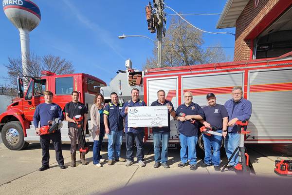 CHS Rochelle donates to Ogle-Lee Fire Protection District