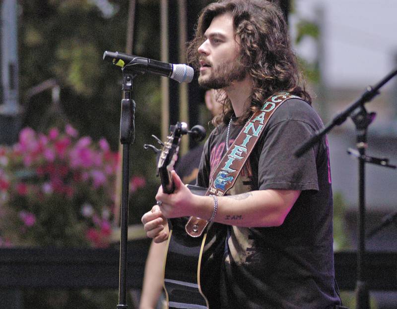 Chase McDaniel performs  at  River Country 101.7's Summer Kickoff. The event was held on the Dixon Riverfront June 1, 2024.