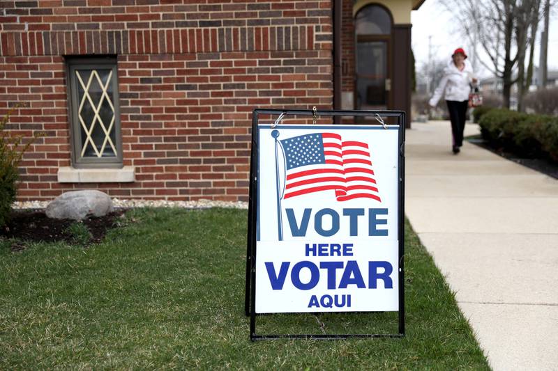 Voting in the Consolidated Election on Tuesday, April 4, 2023 at the Sugar Grove Township Community Center.