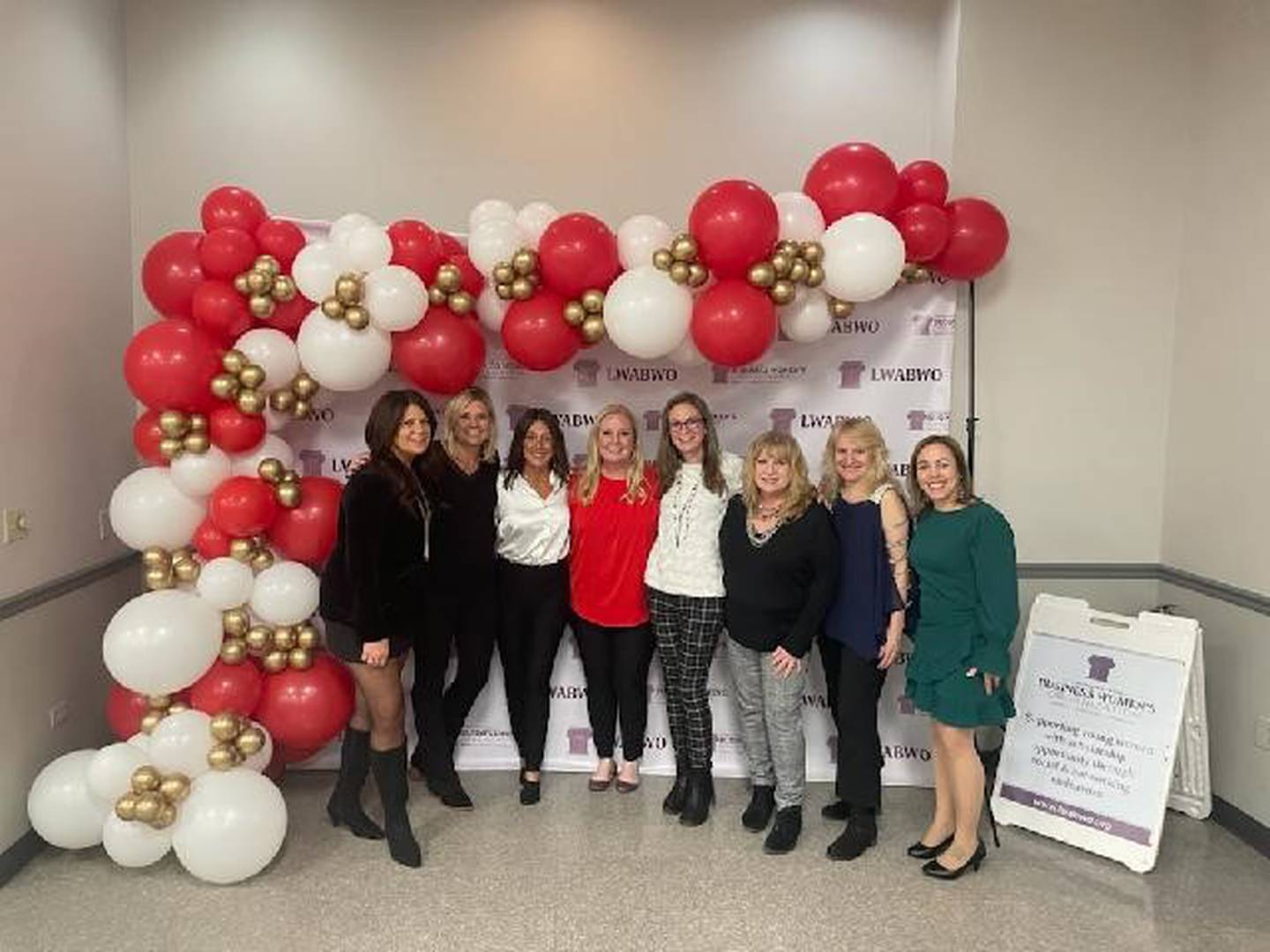 The Lincoln-Way Area Business Women’s Organization held its annual Christmas auction on Dec. 6. The auction helps fund scholarships for women planning to attend a college, university, trade school or junior college and for women in the community who are continuing their education. Pictured are some of the organization's officers.