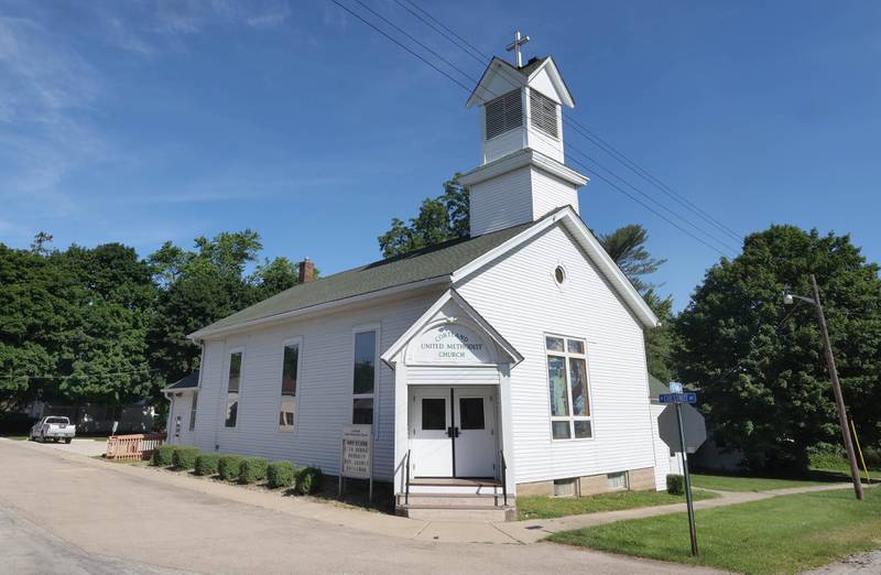 The Cortland United Methodist Church Friday, June 17, 2022, at 45 W. Chestnut Ave. in Cortland. The church us closing its doors after 160 years.