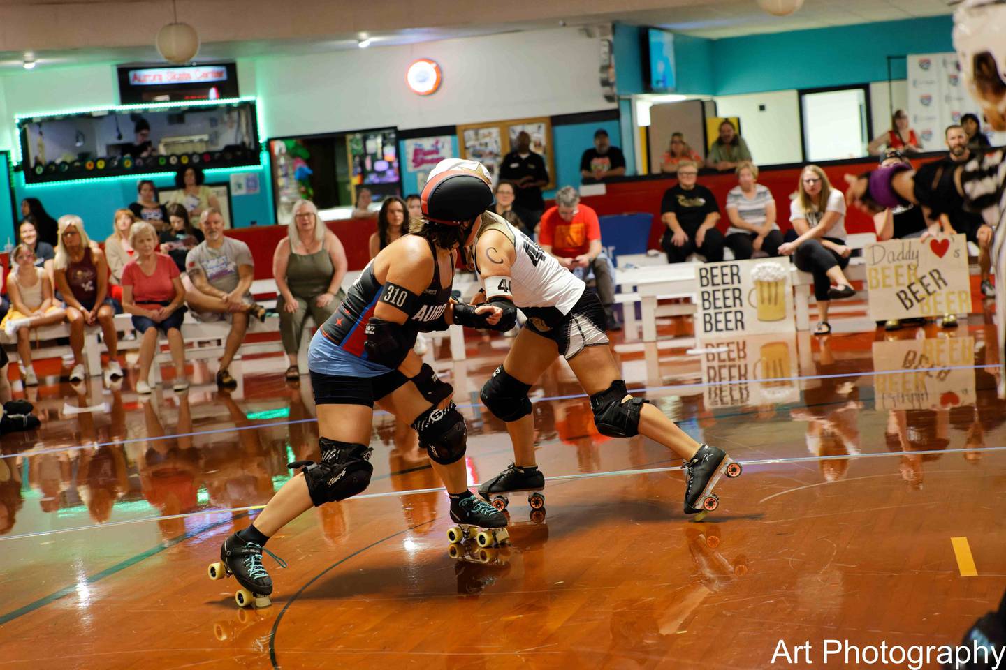 For a retro date night, stop by the Aurora Skate Center and cheer on the Aurora 88s.