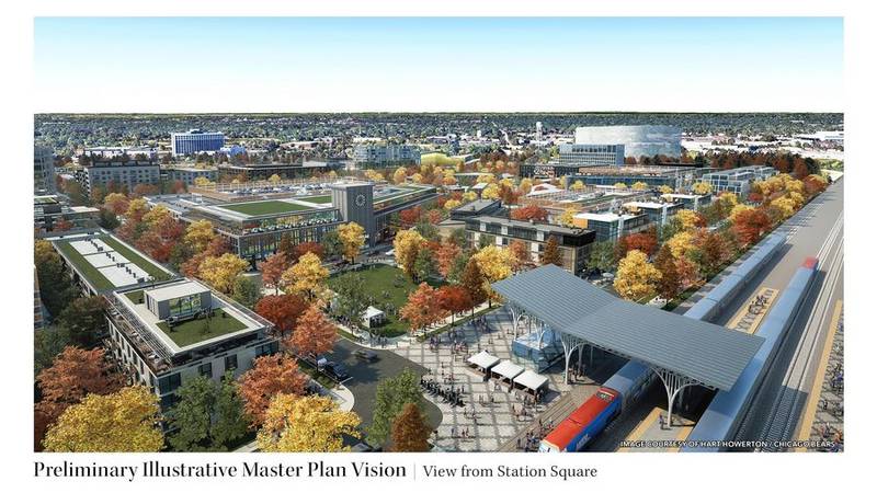The Chicago Bears' proposed $5 billion mixed-use redevelopment of Arlington Park requires "property tax certainty," a team spokesman said. Village and state officials confirmed Wednesday that could take the form of a so-called PILOT, or Payments in Lieu of Taxes, incentive.