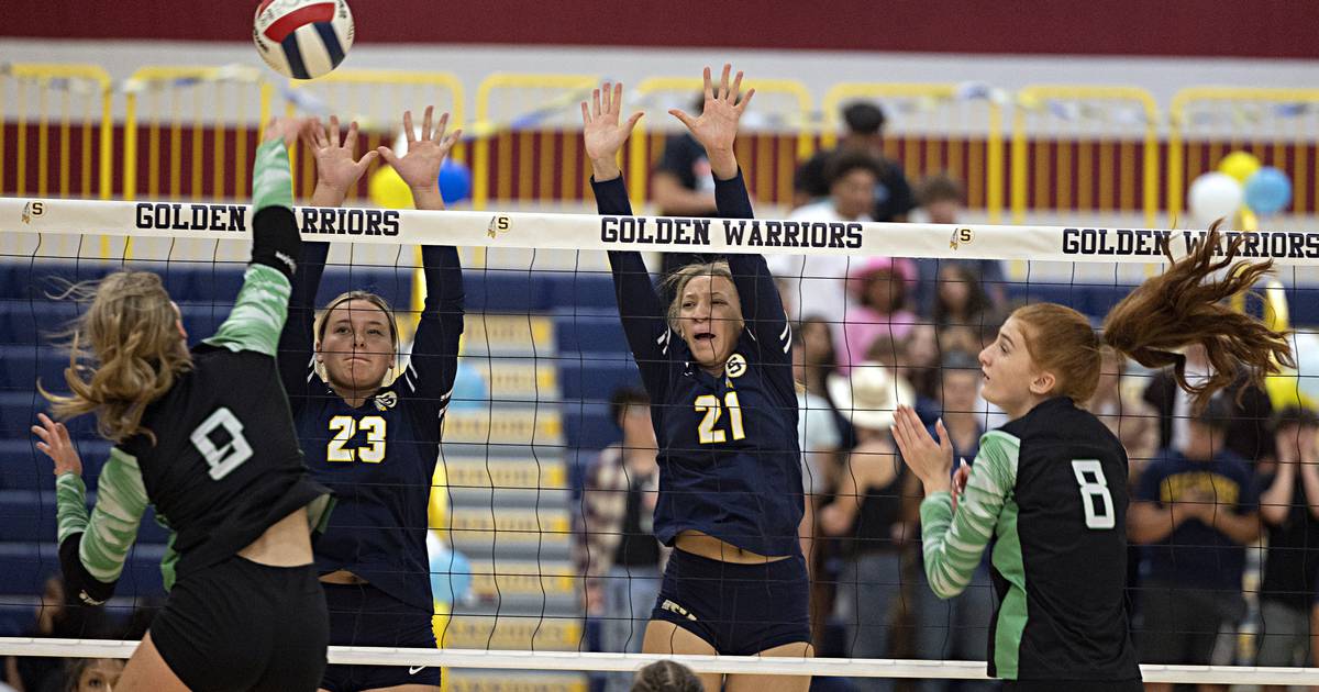 Volleyball Sterling starts strong, never looks back against Alleman Shaw Local