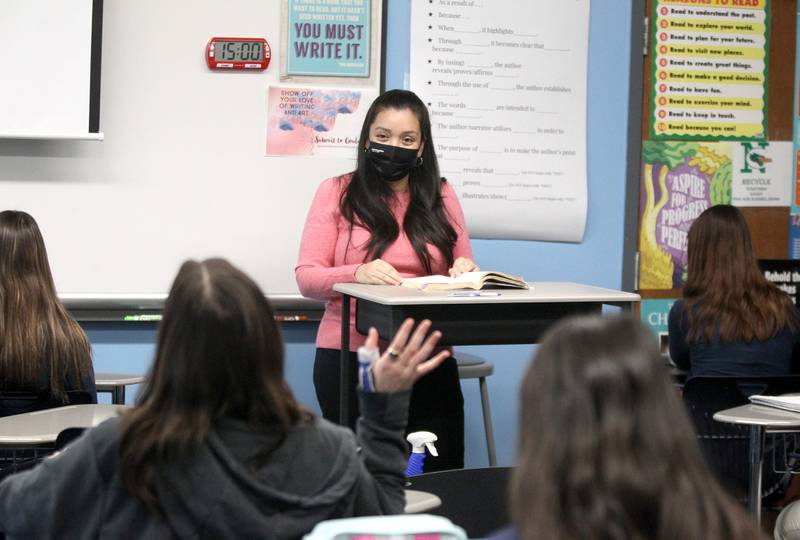 Nazareth Academy English teacher Amelia Garcîa is a Golden Apple Award finalist.