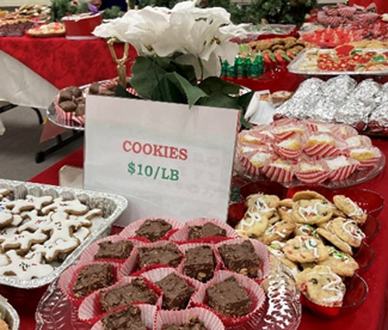 Ridgefield-Crystal Lake Presbyterian Church’s 30th annual Cookie Walk will sell dozens of homemade Christmas cookies at $10 per pound from 9 to 11 a.m. Saturday, Dec. 10, 2022, with proceeds going to support the National Alliance on Mental Illness and the church's missions.