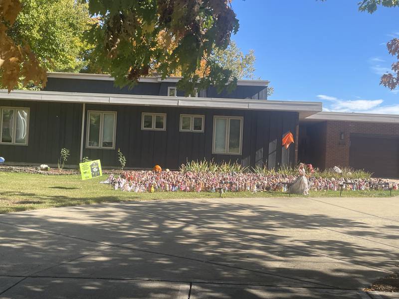 A Halloween display is seen Oct. 27, 2025, at 517 Joanne Lane in DeKalb.