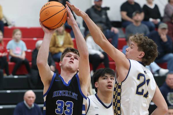 Photos: Hinckley-Big Rock, Marquette match up in a boys basketball sectional semifinal