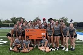 Bradley-Bourbonnais girls flag football takes 2nd at Bears tournament