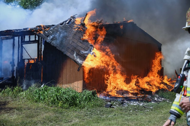 The Marengo Fire and Rescue Districts was called at about 11:26 a.m. Saturday, May 17, 2023, to the 3600 block of Vermont Road for a reported residential structure fire where two dogs and several cats were unaccounted for.