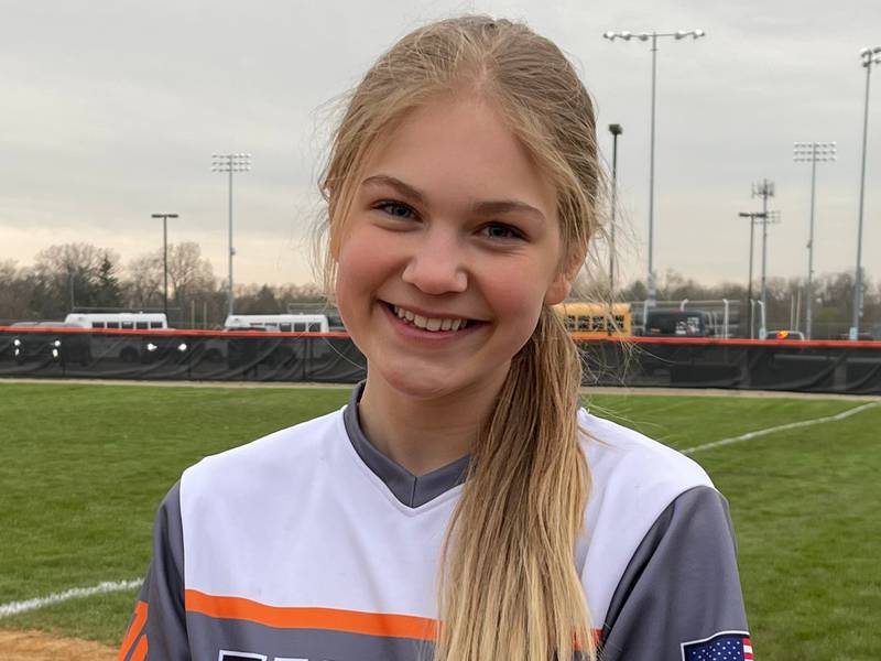 Wheaton Warrenville South pitcher Presley Wright.