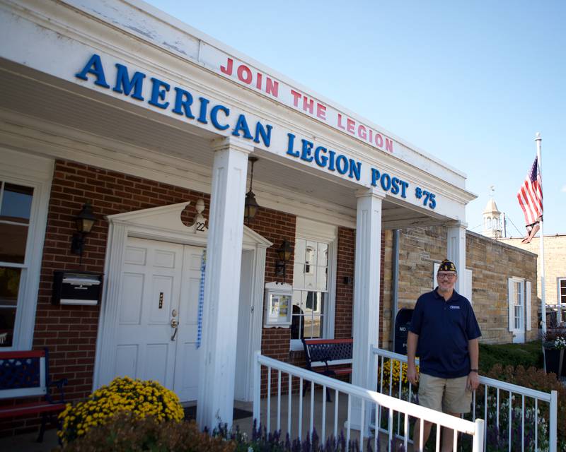 Geneva's American Legion Post 75 Commander Michael Ferrari on Saturday , Oct. 4, 2025 in Geneva.