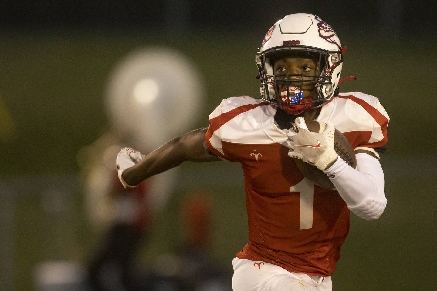 Streator's Isaiah Brown sprints down the field against Ottawa on Friday, Sept. 2, 2022 in Streator.