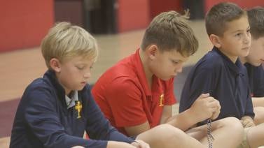 Photos: Academy of St. Carlo Acutis Oglesby campus unite in One Million Children Praying the Rosary