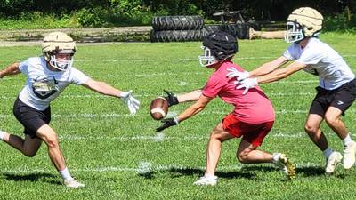Ottawa, St. Bede show promise, not polish, at Bruins’ 7-on-7 workouts