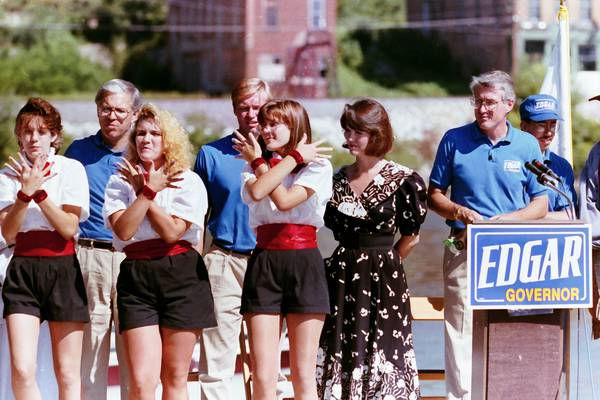 Photos: Remembering Illinois Governor candidate Jim Edgar’s Peru rally in 1990