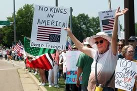 ‘We’re sick of everything Trump’s doing’: Hundreds join No Kings protest in DeKalb 