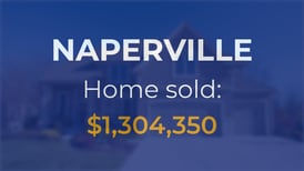 Single-family home sells in Naperville for $1.3 million