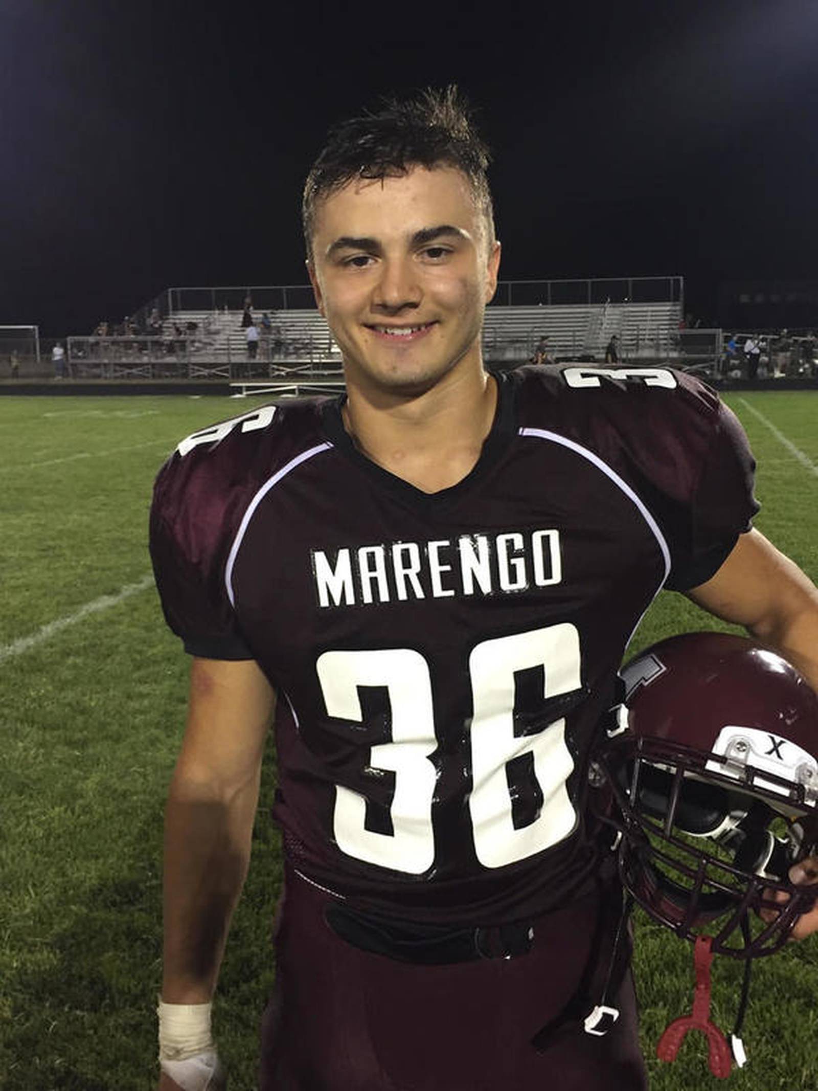 High school football Marengo shuts out Harvard in rivalry matchup