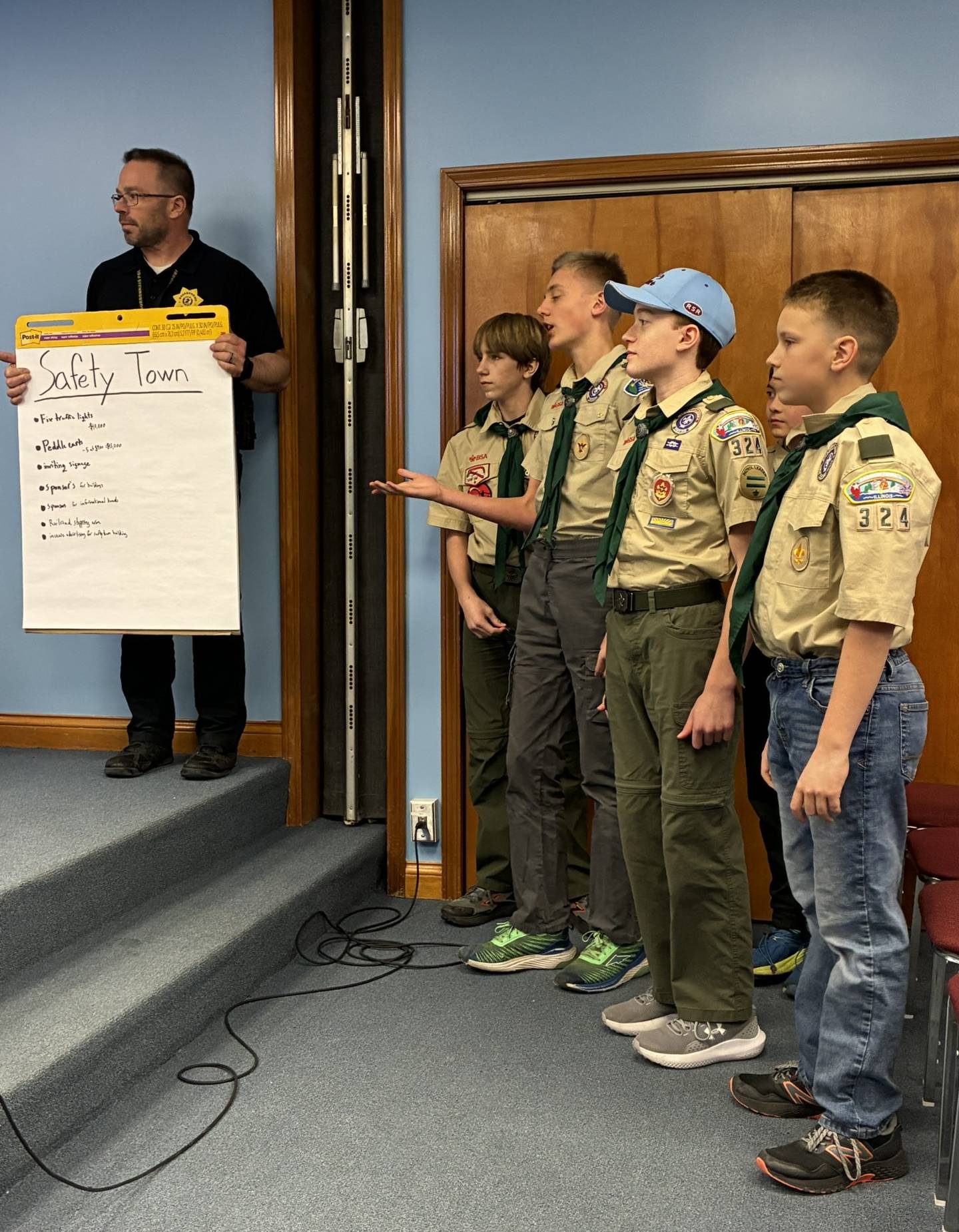 The Village of Bourbonnais hosted ‘Scout Day’ – an event welcoming Scouts to experience a day in the life of local government.