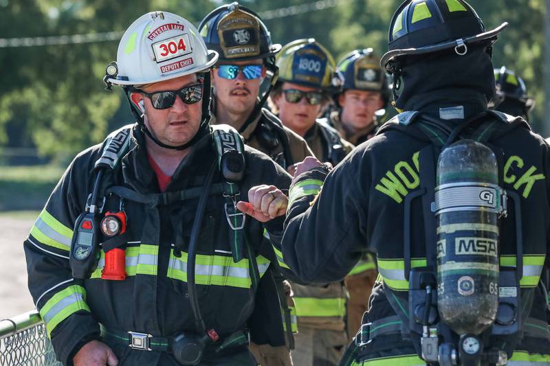 The Woodstock Fire/Rescue District hosted McHenry County's first 9/11 stair climb Sept. 7, 2025.