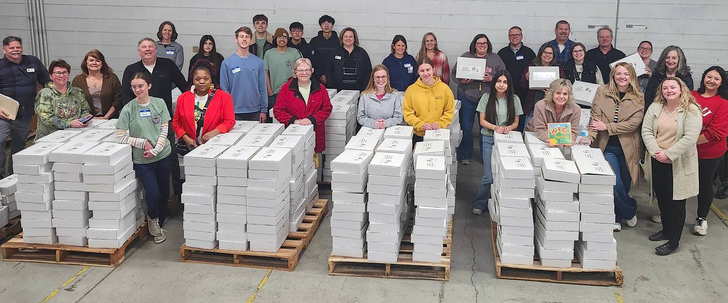 The DeKalb County Regional Office of Education's 2026 Kindergarten Readiness Toolkit packing event