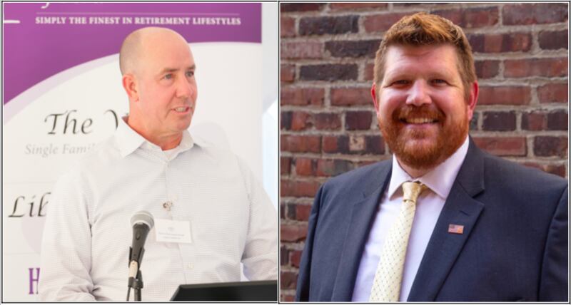 Incumbent candidate Lance Yednock, D-Ottawa (left), is vying to stave off challenger Jason Haskell, a Republican from Peru (right), to represent District 76 in the Illinois House of Representatives in the Nov. 8 General Election.