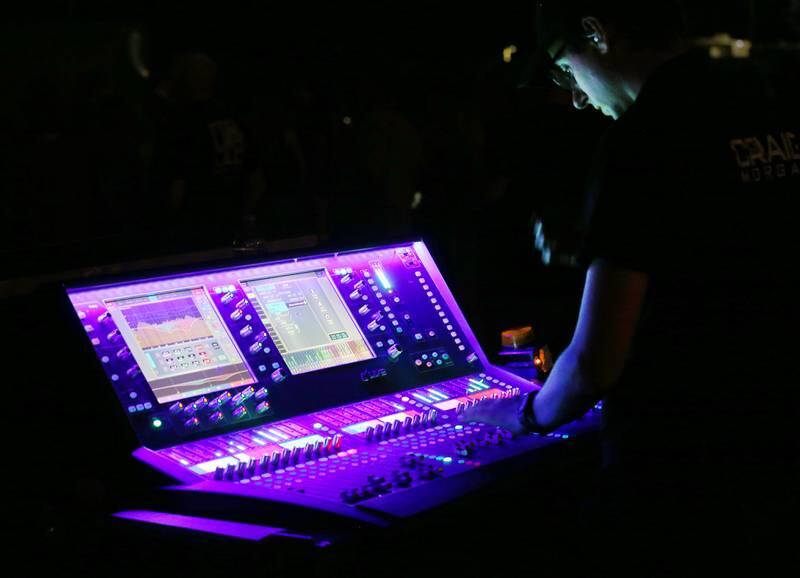 A view of the sound production board for the Craig Morgan concert during the 102nd Marshall-Putnam Fair on Thursday, July 13, 2023 in Henry.