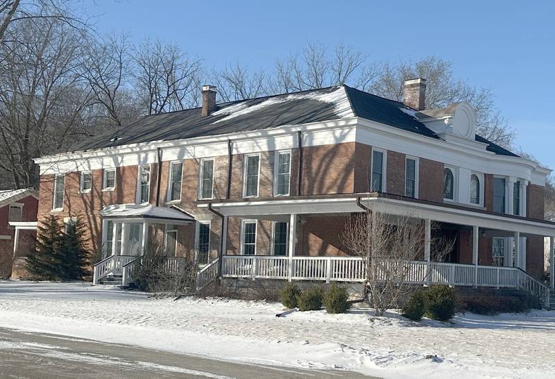 A view of the John Stevens home located at 140 East Main Street in Tiskilwa. The home was built in 1842. Stevens was a local wealthy businessman who also buit the historic Tiskilwa Inn.