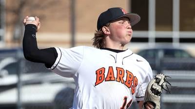 Prep baseball: Brodie Farrell’s arm, bat help DeKalb even series with Naperville Central