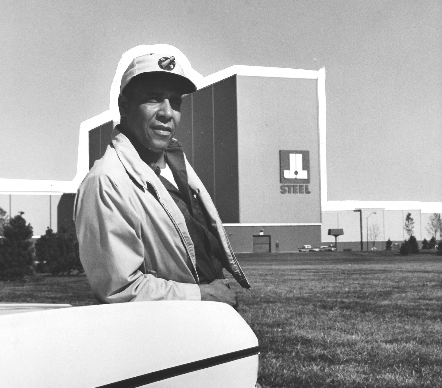 John “Junior” Washington created an 8 foot long mosaic of the J&L steel mill in Hennepin.