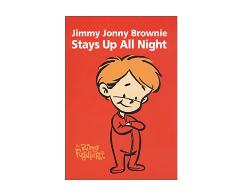 Jimmy Jonny Brownie always tries to delay bedtime as long as possible--until he learns what happens when he stays up all night one night.