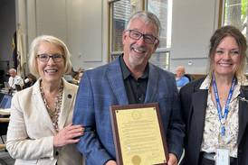 Kane County Board honors Maple Park farmer Steve Pitstick for Master Farmer Award