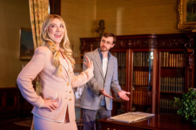 Kasey Pennington is Elle Woods and Brian Heffernan Emmett Forrest in Stage Coach Players' production of "Legally Blonde The Musical."