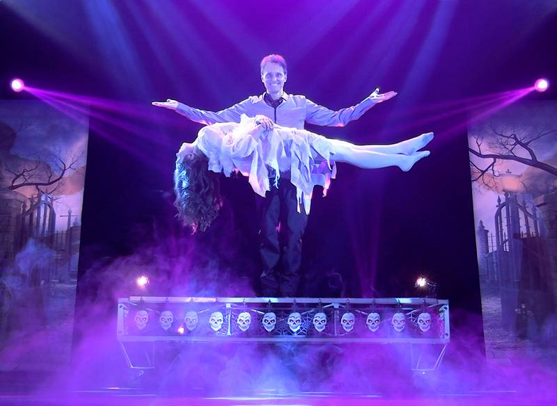 The Egyptian Theatre in downtown DeKalb presents Haunted Illusions, featuring master illusionist David Caserta, at 3 p.m. Sunday, Oct. 6.