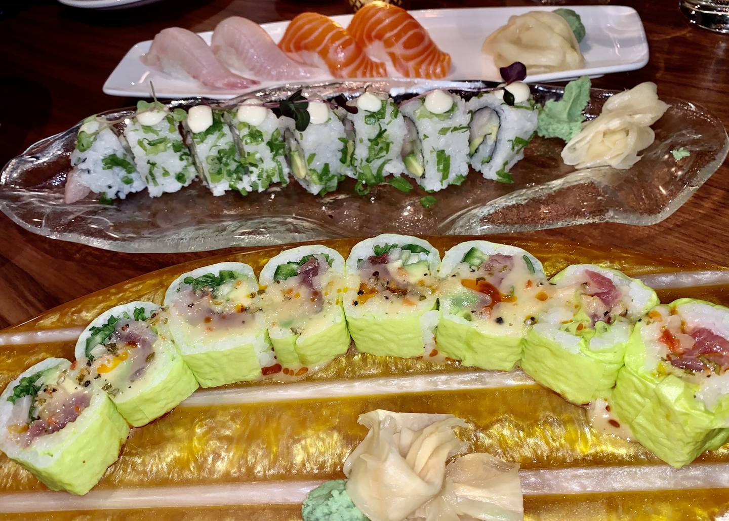 Tuesday is half-priced sushi night at Moto Imōto in downtown St. Charles.