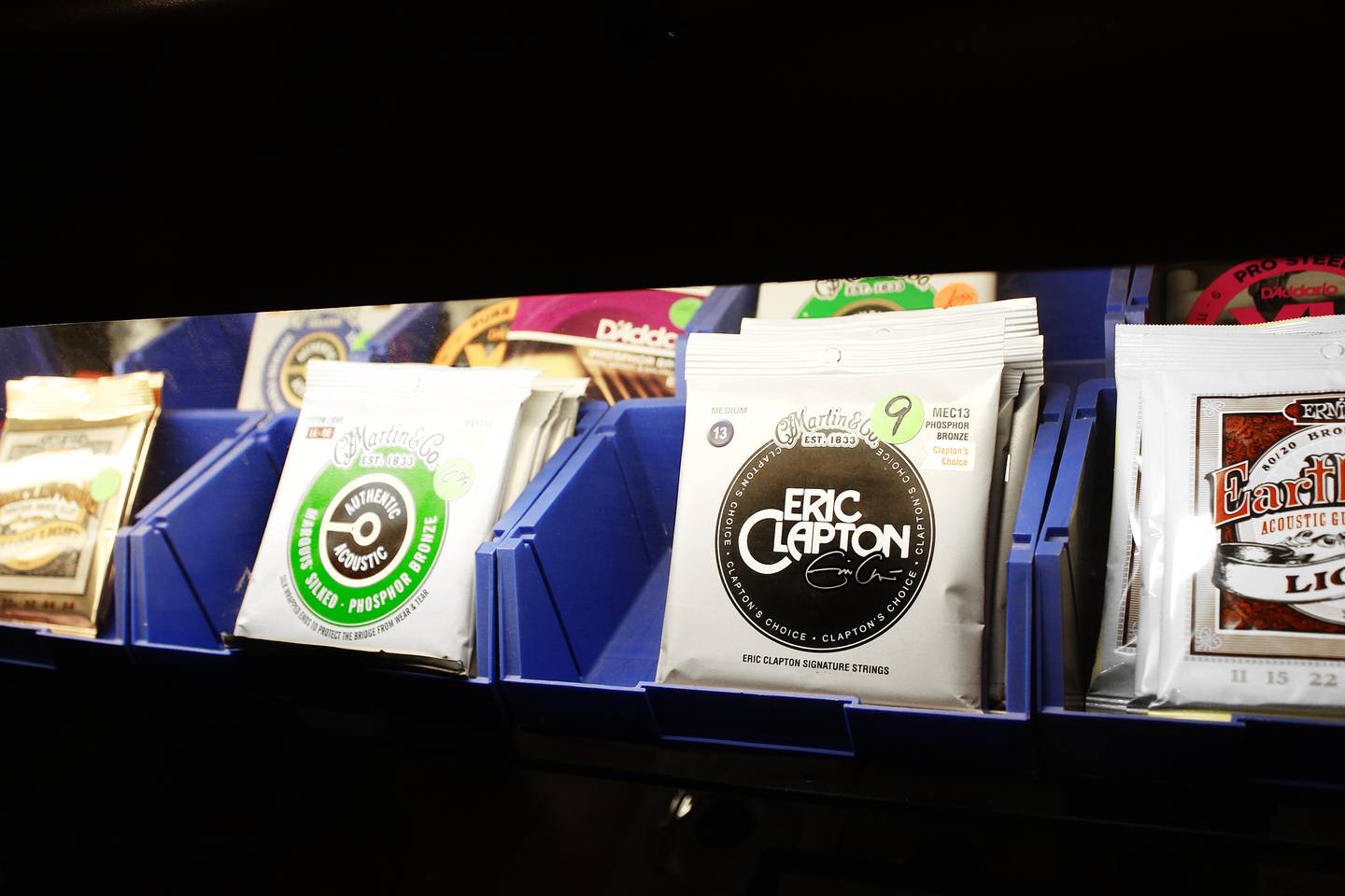 Need new guitar strings? Black Diamond Music Store in Freeport has a selection.