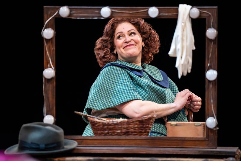 Lucia Spina portrays Rose in "Gypsy" at Mariott Theatre in Lincolnshire.