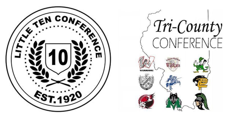 Little Ten Conference and Tri County Conference logos