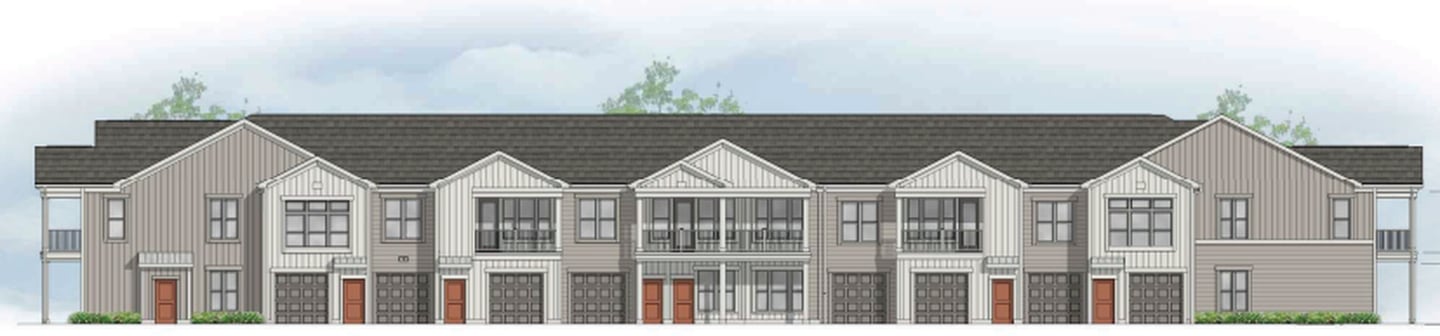 Concept plans for "Springs at 38 West," a 306-unit apartment complex proposal in St. Charles. The plans include 12 two-story buildings and two three-story buildings and a clubhouse.