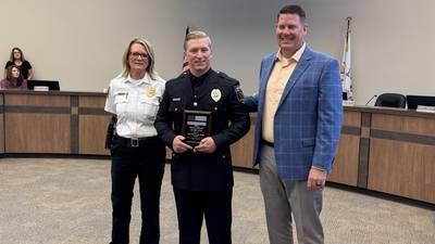 Morris Police name Trevor Hodge the 2024 Officer of the Year