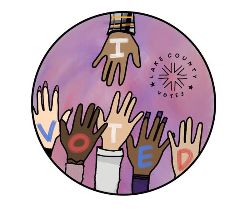 Annika’s exceptional artistry secured the grand prize, earning the honor of having their design transformed into the official Lake County “I Voted” sticker in 2024.