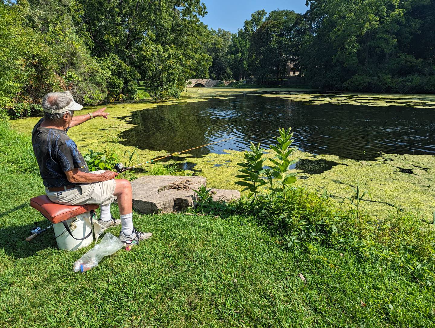 Ecological Restoration Supervisor for the St. Charles Park District, Ryan Solomon, finds that fishing and spending time in nature is a refreshing and rejuvenating pastime.