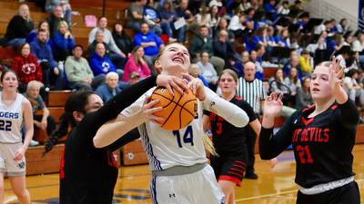 Photos: Hall at Princeton girls basketball 