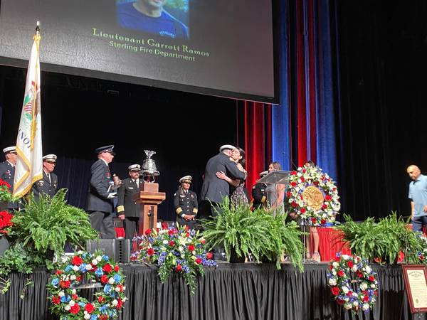 Ramos, four other Sterling firefighters honored for their sacrifice, bravery in three fires 