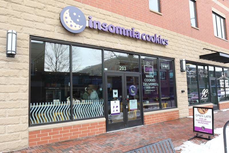 Insomnia Cookies at 203 East Lincoln Highway in DeKalb. The location is currently open and will host a grand opening event Saturday, Jan. 29.