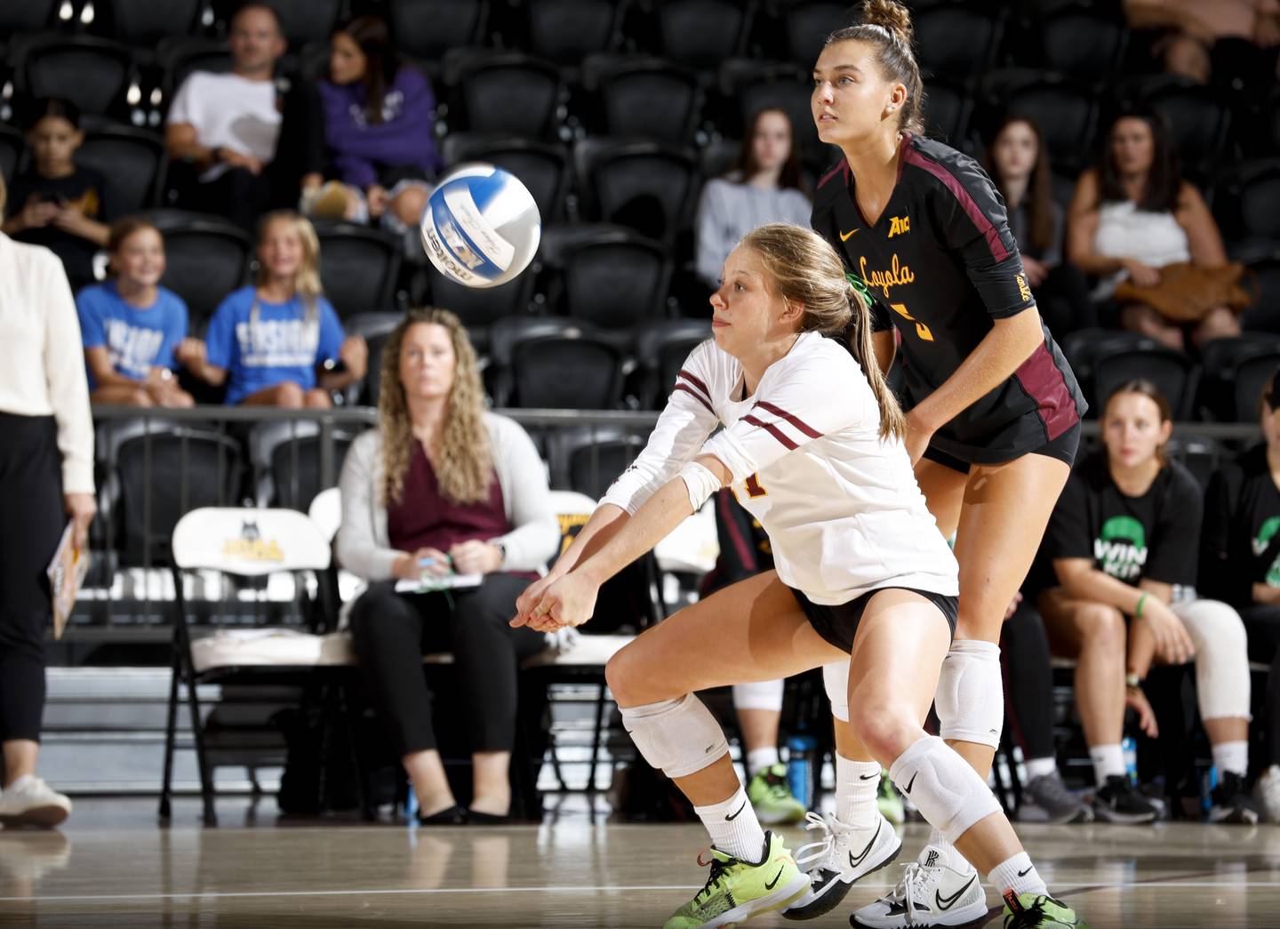 Loyola-Chicago junior Grace Hinchman. Photo courtesy of Steve Woltmann/Loyola Athletics.